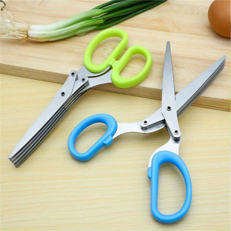 Herb Scissors 5 Blade - Tesoura de cozinha de aço inoxidável