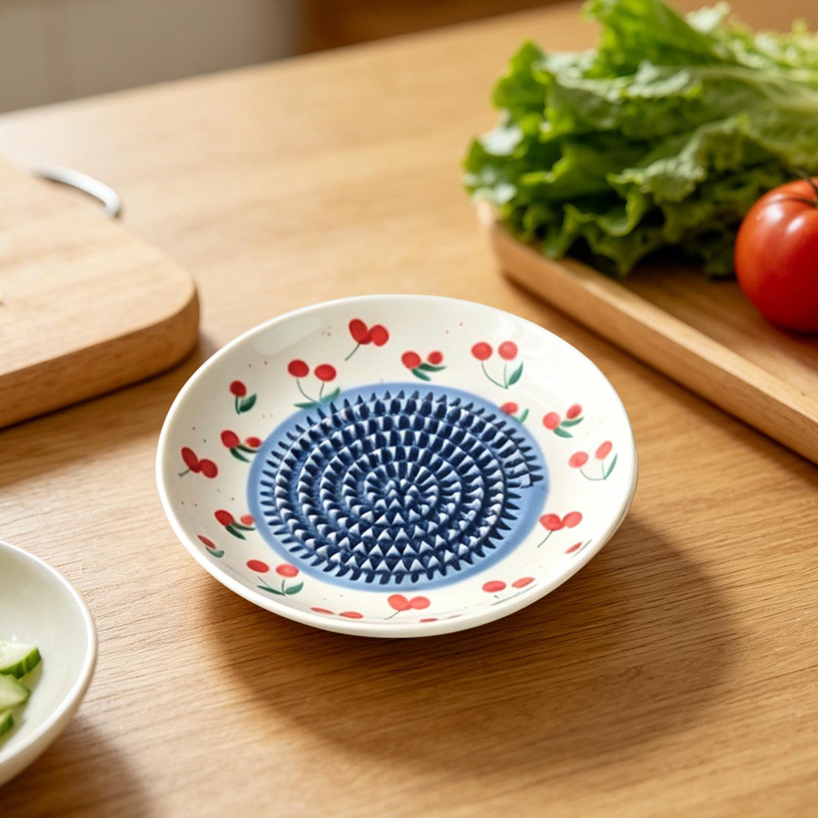 Kitchen Hand Gadgets - Ralador de Gengibre de Cerâmica Simples,