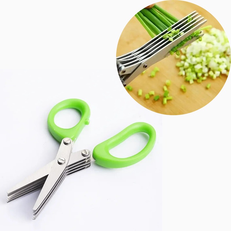 Herb Scissors 5 Blade - Tesoura de Ervas Economizadora de Tempo