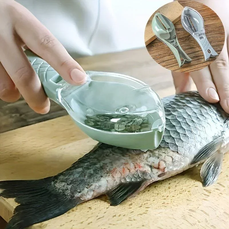 Kitchen Gadgets Helpful - Removedor de Escamas de Peixe 1PC,