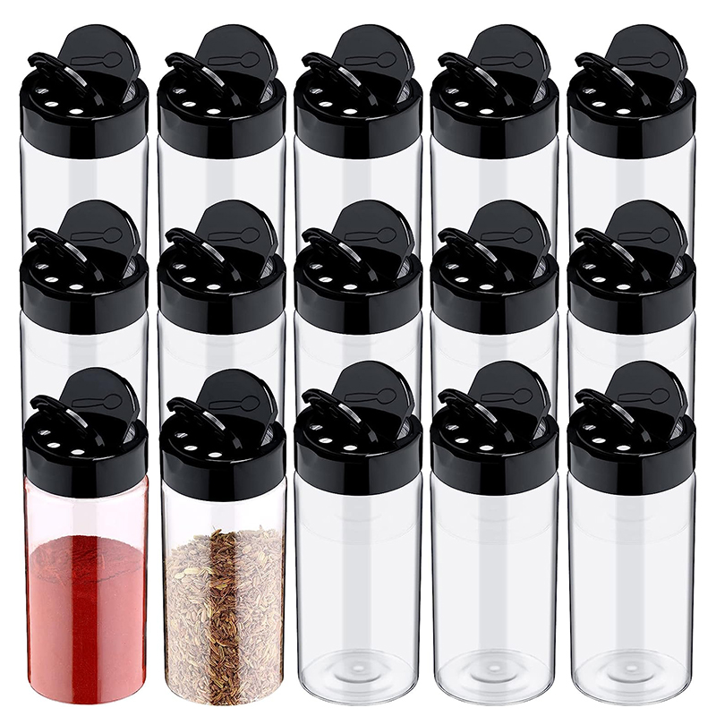 Korean Kitchen Gadgets - LMETJMA-Frasco De Especiarias Com Tampas Shaker,