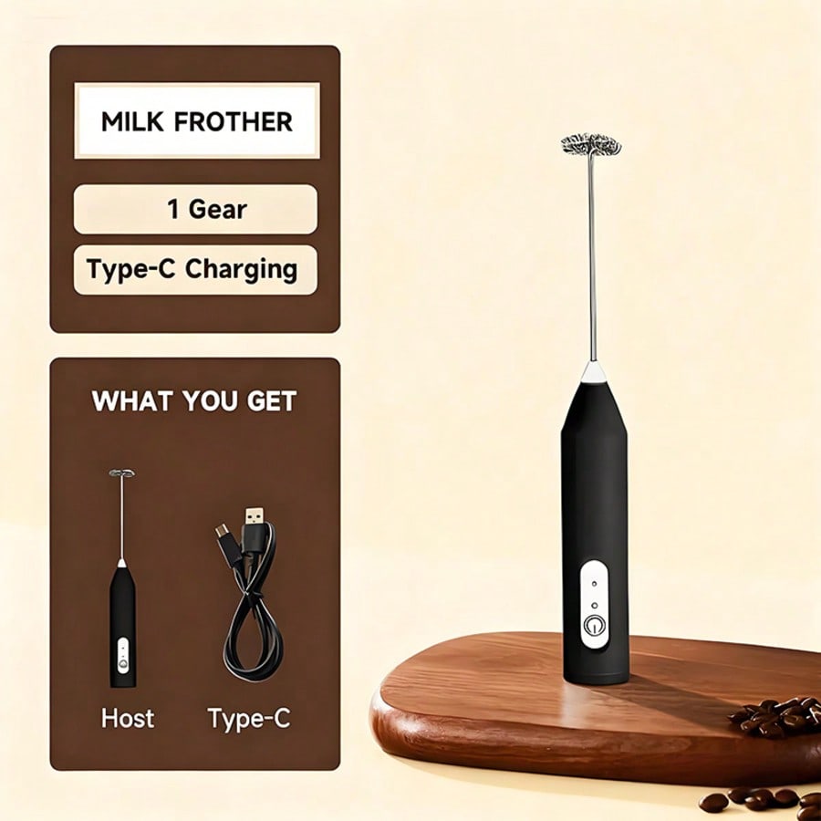 Kitchen Gadgets For Cooking - Batedor Elétrico Portátil 1 Unidade, Batedor
