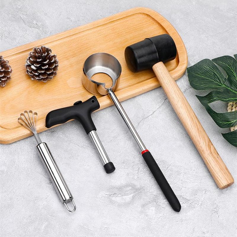 Kitchen Hand Gadgets - Martelo Quebra-Coco: Utensílio de Cozinha Criativo