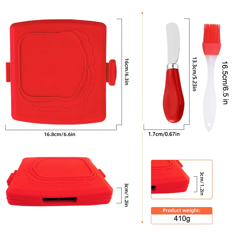 Conjunto de 3 peças para sandu - Kitchen Gadgets Set avaliação e preço