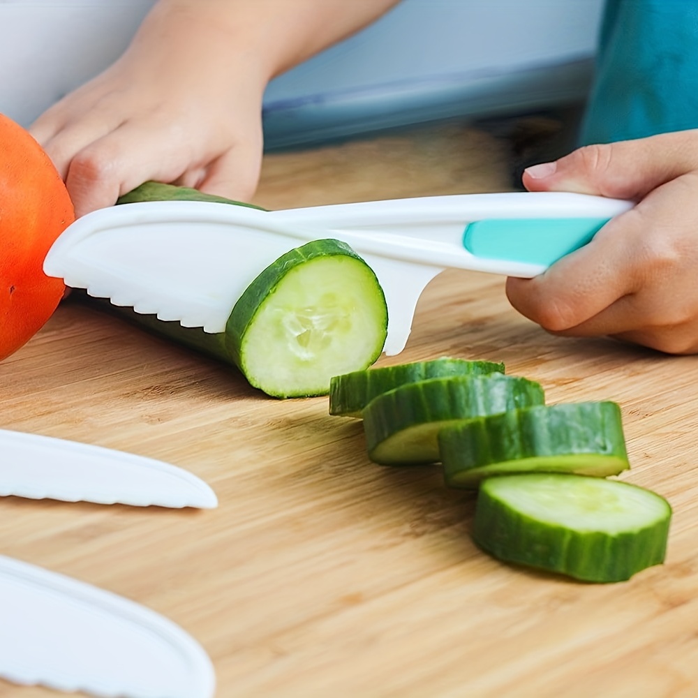 3 peças, faca de bolo de plást - Kitchen Gadgets Essential avaliação e preço