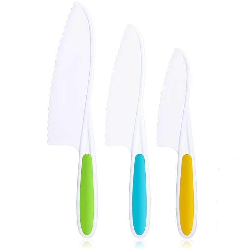 3 peças, faca de bolo de plást - Kitchen Gadgets Essential avaliação e preço