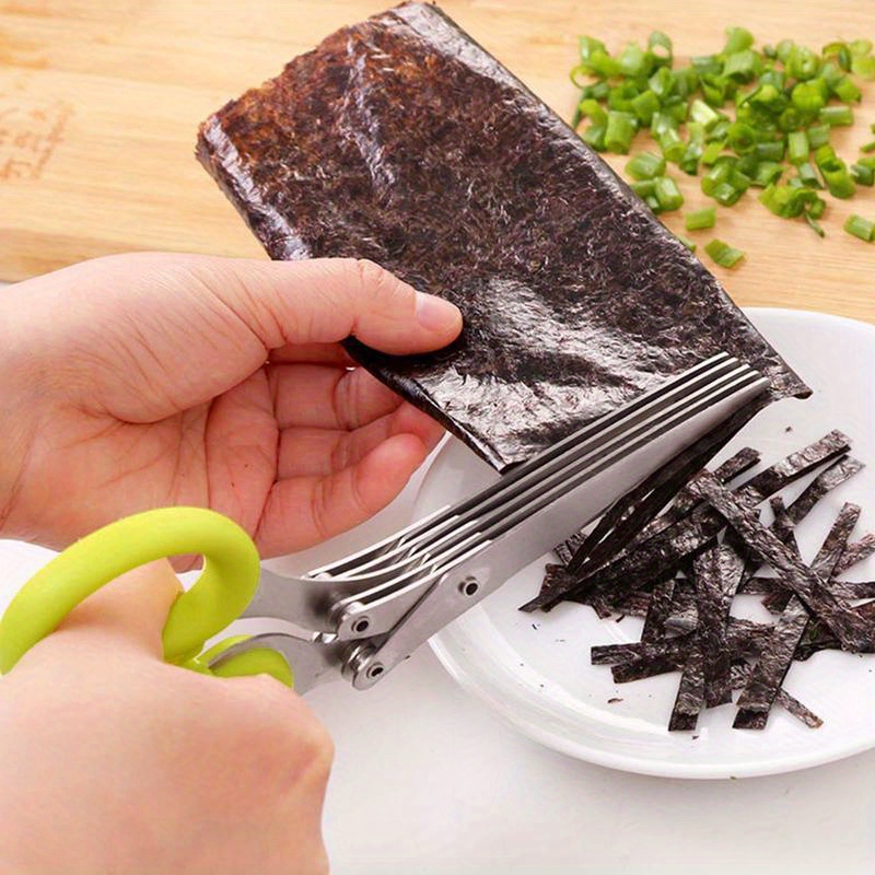Tesoura de cozinha de aço inox - Herb Scissors 5 Blade avaliação e preço