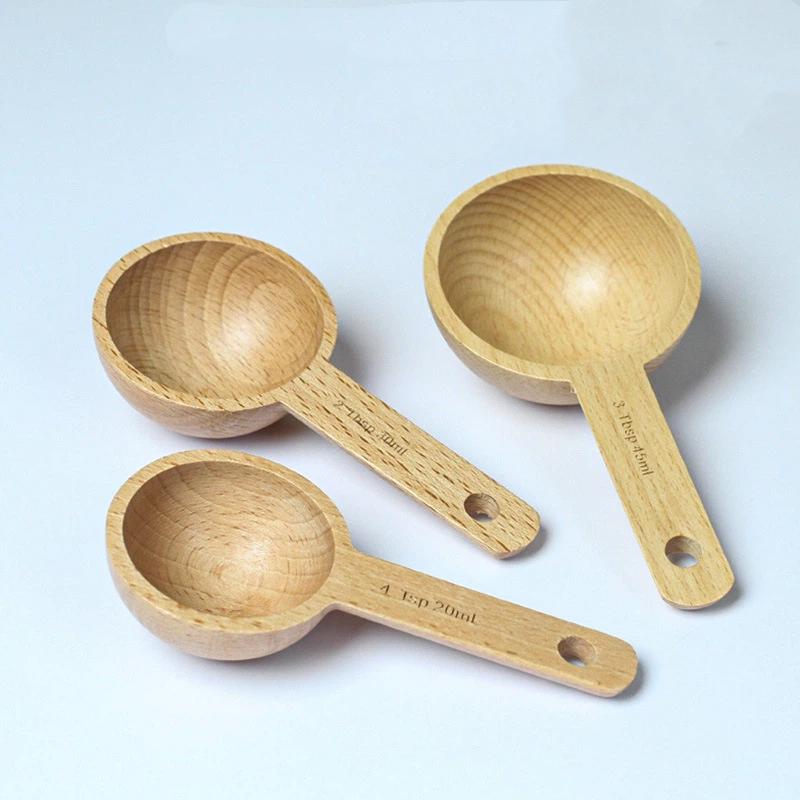 Colher Medidora de Madeira 7.5 - Kitchen Gadgets Gift avaliação e preço