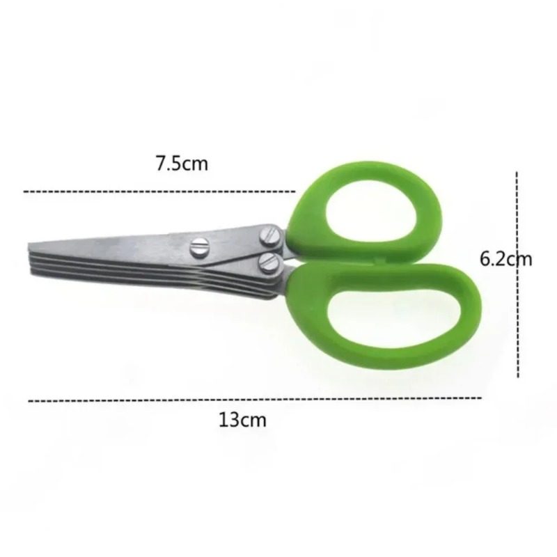 Tesoura de Ervas Economizadora - Herb Scissors 5 Blade avaliação e preço
