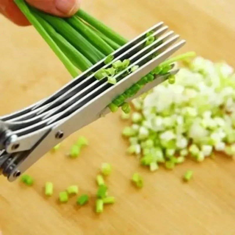 Tesoura de Ervas Economizadora - Herb Scissors 5 Blade avaliação e preço