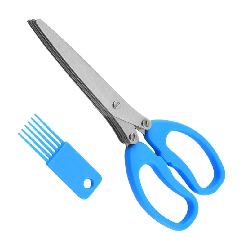 Tesoura de ervas multifunciona - Herb Scissors 5 Blade avaliação e preço