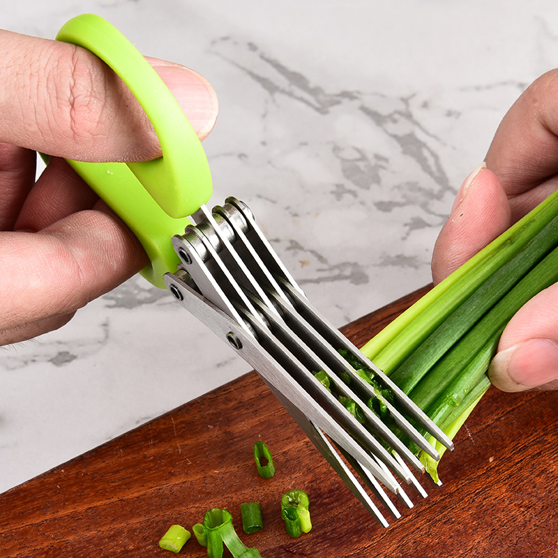 Tesoura de Cozinha Multifuncio - Herb Scissors 5 Blade avaliação e preço