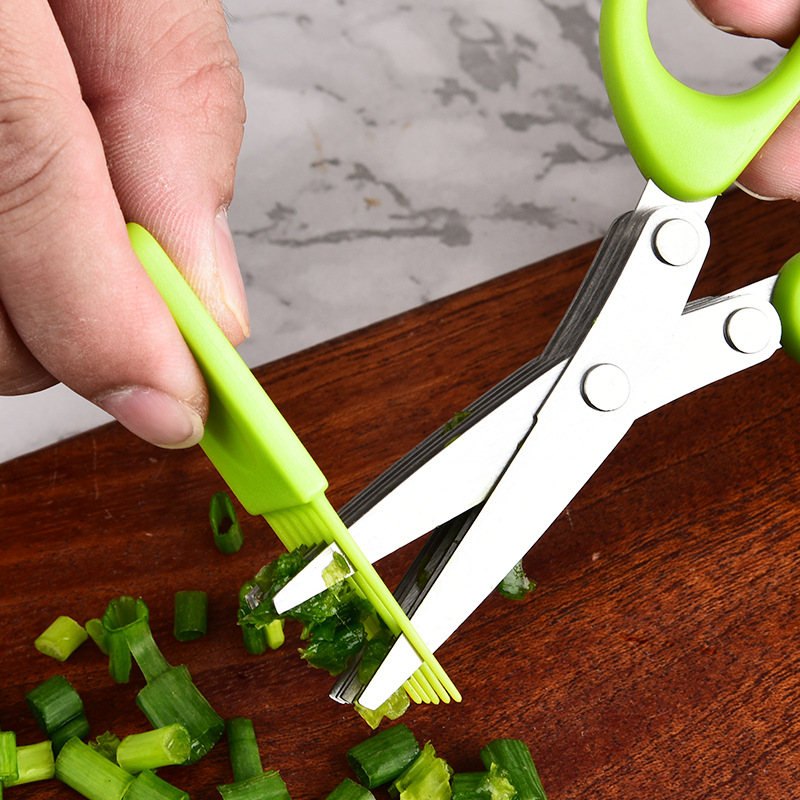 Tesoura de Cozinha Multifuncio - Herb Scissors 5 Blade avaliação e preço