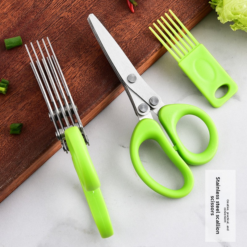 Tesoura de Cozinha Multifuncio - Herb Scissors 5 Blade avaliação e preço