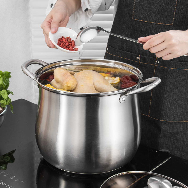 Pote grande de aço inoxidável, - Kitchen Gadgets Essential avaliação e preço