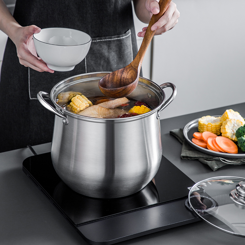 Pote grande de aço inoxidável, - Kitchen Gadgets Essential avaliação e preço