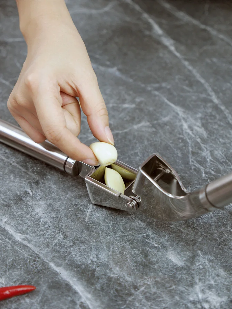 Prensa de alho triturador de a - Kitchen Hand Gadgets avaliação e preço
