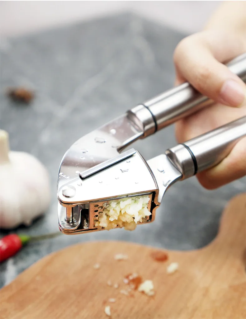 Prensa de alho triturador de a - Kitchen Hand Gadgets avaliação e preço