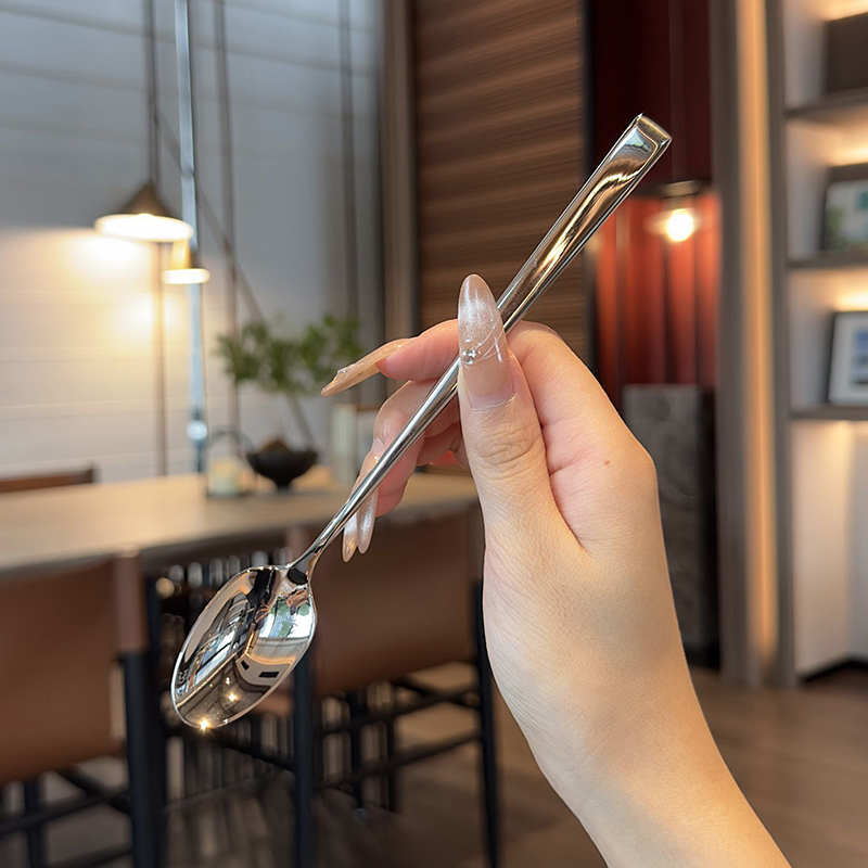 Colher De Punho Longo De Aço I - Korean Kitchen Gadgets avaliação e preço