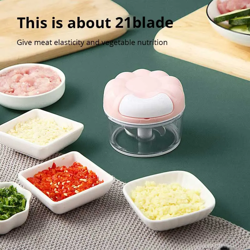 1pc azul/rosa manual triturado - Kitchen Hand Gadgets avaliação e preço