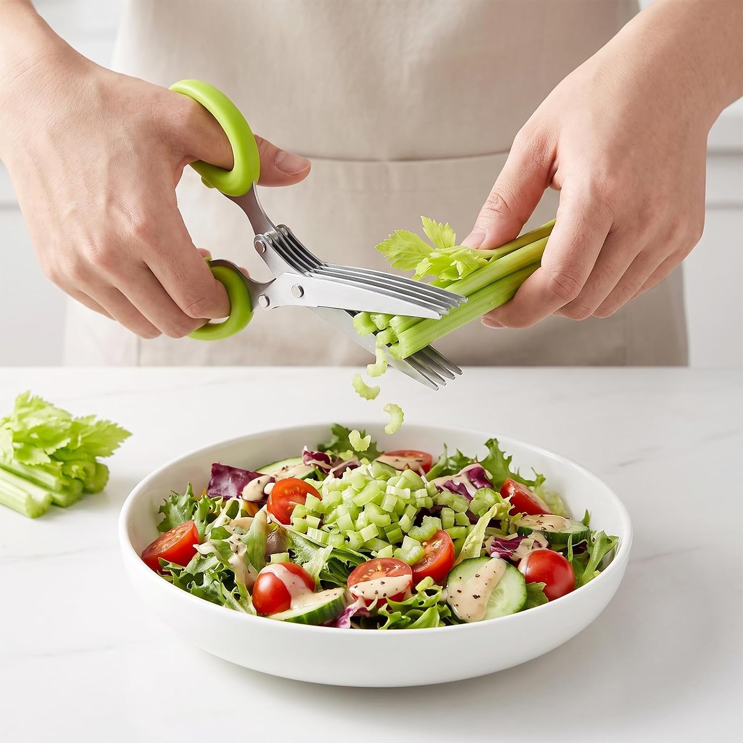 2027 Nova Tesoura para Ervas c - Herb Scissors 5 Blade avaliação e preço