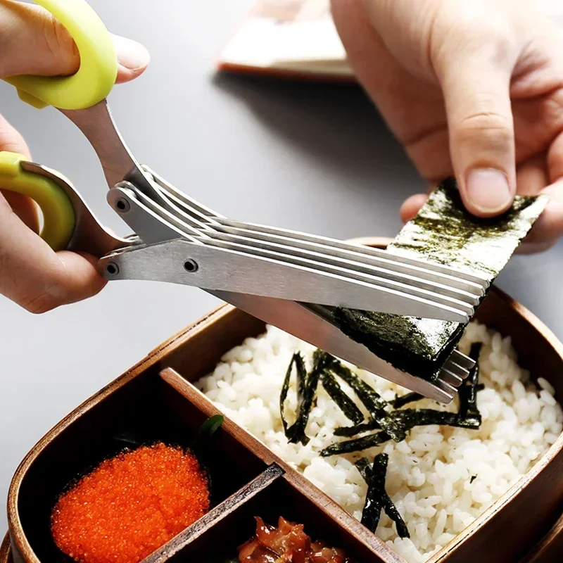 5 lâmina tesoura de cozinha co - Herb Scissors 5 Blade avaliação e preço